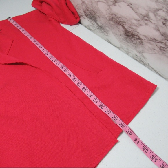 Free People Pink Oversized Knit Blazer Jacket Size Small - Picture 13 of 14